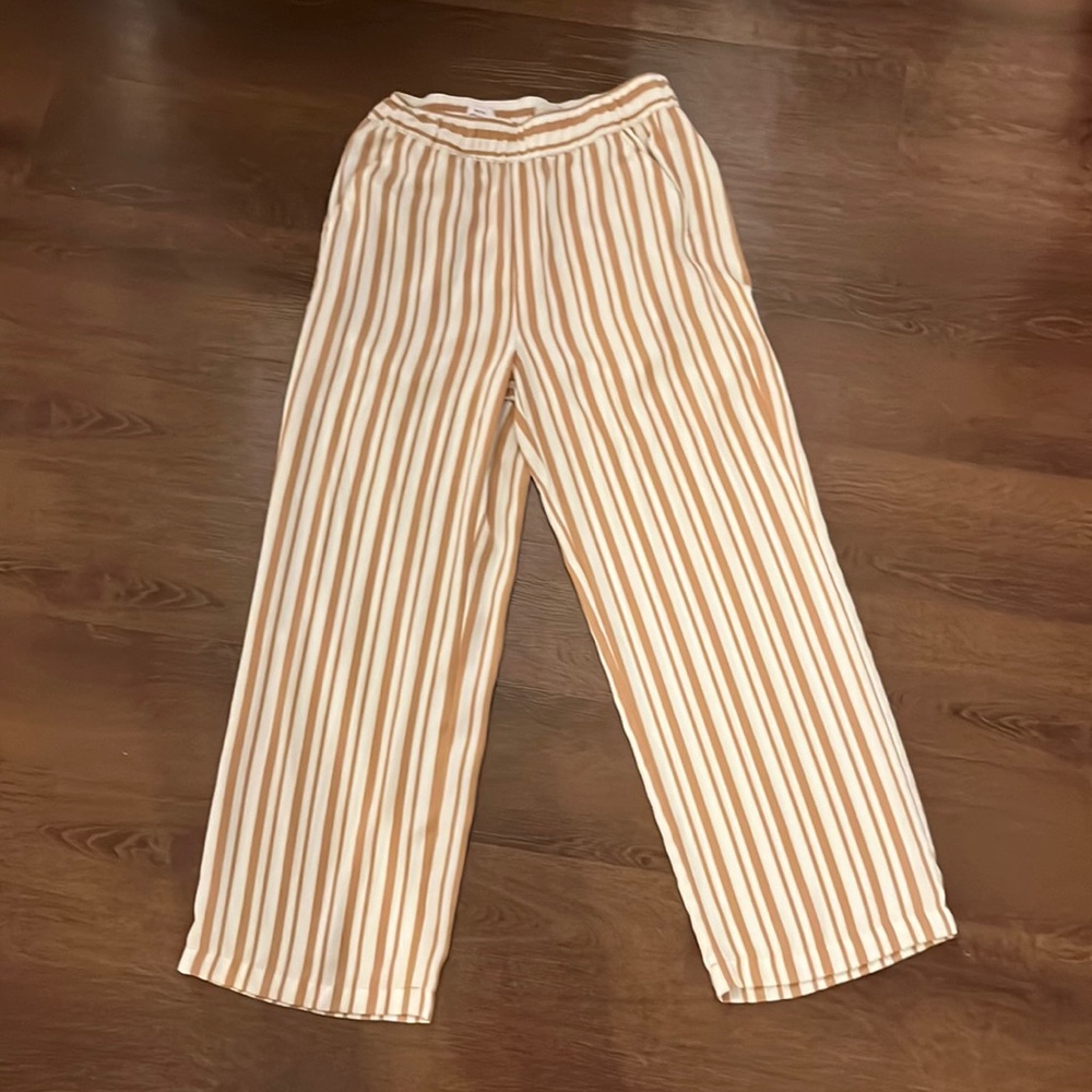 Wide Leg Loft Striped Pants